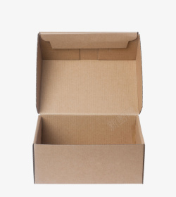 环保材质瓦楞纸盒子高清图片