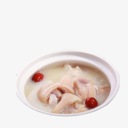 典雅的猪蹄汤适合在聚会的时候使用高清图片