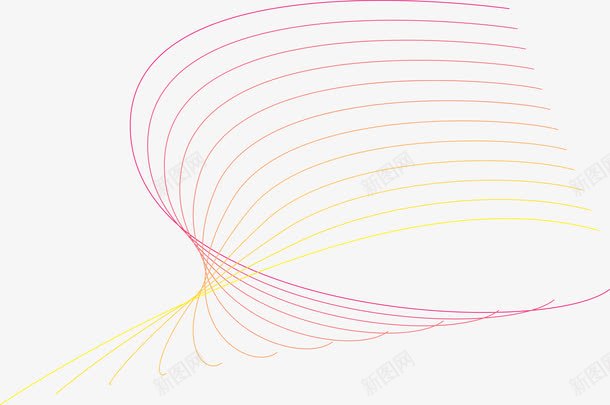 彩色波动线条png免抠素材_新图网 https://ixintu.com 交错 创意图形 叠加 彩色线条图 旋转 旋转光线 旋转图案 旋转标志 曲线 波动线条 炫彩 线条