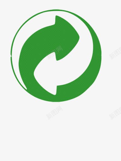 箭头循环标志png免抠素材_新图网 https://ixintu.com 圆形箭头 循环 箭头 绿色