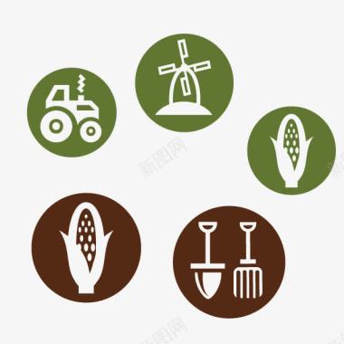 农业生产相关图形图标图标