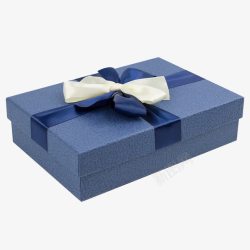 蓝色包装盒蓝色礼品盒高清图片