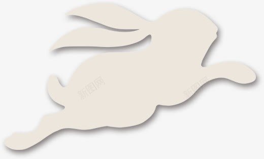 跳跃的兔兔png免抠素材_新图网 https://ixintu.com 兔子 宠物 灰色 跳跃