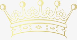 金色皇冠欧式花纹素材
