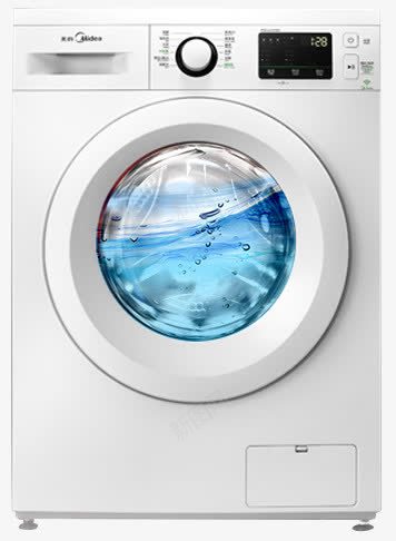 美的全自动滚筒洗衣机png免抠素材_新图网 https://ixintu.com 产品实物 美居智能 静音变频