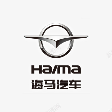 黑色海马汽车logo标志图标图标