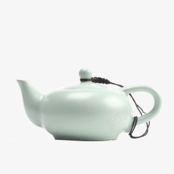 煮茶器陶瓷茶壶汝窑茶壶陶瓷功夫茶具高清图片
