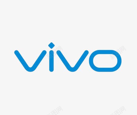 vivo蓝色线条logo图标图标
