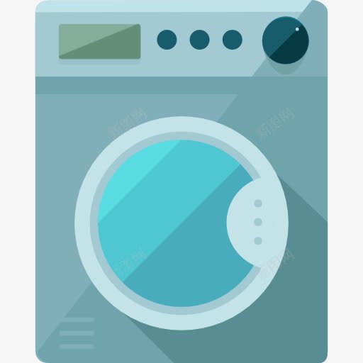 洗衣机图标png_新图网 https://ixintu.com 家具和家居 家政 洗涤 洗衣机 清洁 清洗 电器