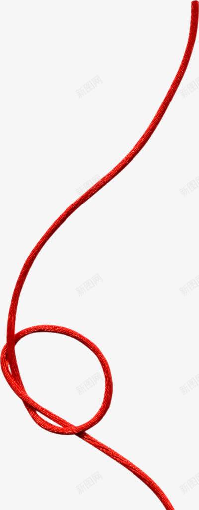 红色绳子png免抠素材_新图网 https://ixintu.com 红色 绳子 绳子实物图 装饰 麻绳
