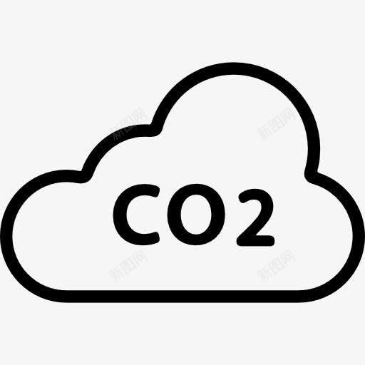 CO2气体图标png_新图网 https://ixintu.com 二氧化碳 云 气 污染 界面