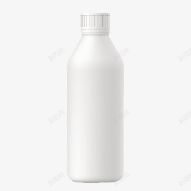 纯白色模拟塑料瓶实物png免抠素材_新图网 https://ixintu.com 保存 包装 塑料瓶罐 容器 密封 封存 拧盖 液体 溶液 瓶子 纯色 罐子