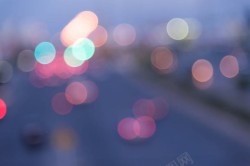 高速公路夜景公路灯光虚化背景高清图片