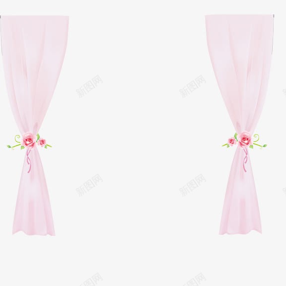 紫色窗帘png免抠素材_新图网 https://ixintu.com 婚礼 窗帘 紫色