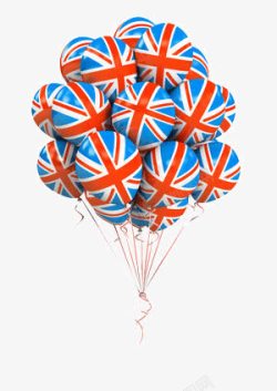 米字旗英国国旗图案气球高清图片