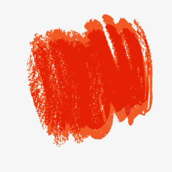 橙色水墨水墨印记高清图片