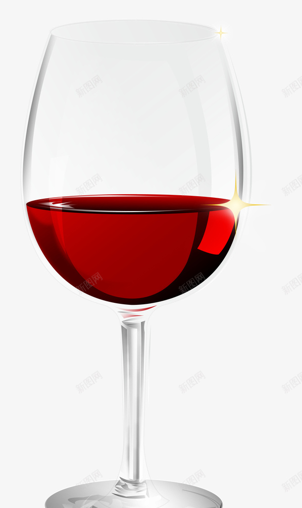 红色卡通红酒png免抠素材_新图网 https://ixintu.com 卡通酒杯 简约杯子 红色红酒 美味红酒 葡萄酒 装饰图案