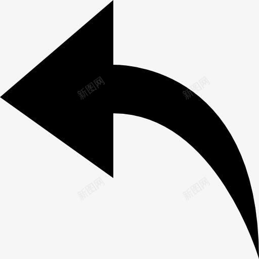 背左箭头符号图标png_新图网 https://ixintu.com 小图标 左箭头 左转 指向 方向标志 箭头