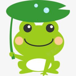 绿色青蛙卡通青蛙高清图片