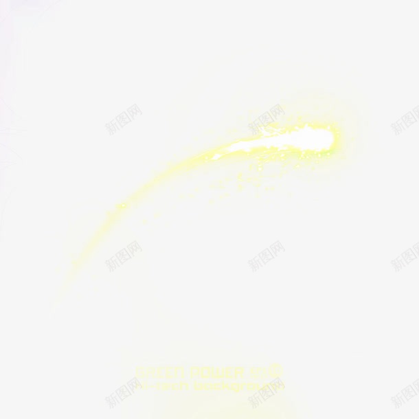 黄色流星线条png免抠素材_新图网 https://ixintu.com 光效 光效线条 流星 流星飞过 线条元素 黄色流星