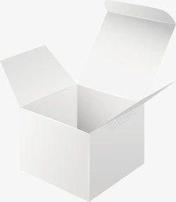空白效果包装盒矢量图高清图片