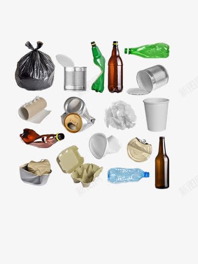 垃圾png免抠素材_新图网 https://ixintu.com 垃圾分类 垃圾处理 垃圾箱 生活垃圾