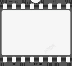 电影胶圈黑白电影胶圈图标高清图片