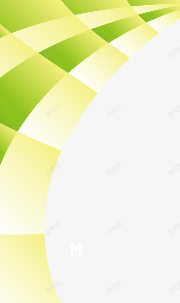 绿色花纹弧形png免抠素材_新图网 https://ixintu.com 拼接线条 混色格子 画册 画册背景 简约弧形 绿色弧形 边框纹理