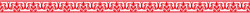 彩色绳条边框装饰带红色边条矢量图高清图片