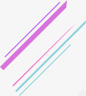 粗细线条png免抠素材_新图网 https://ixintu.com 漂浮 紫色 线条 蓝色