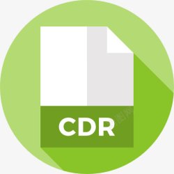 档案格式CDR图标高清图片