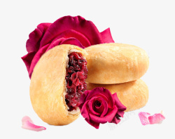 特产玫瑰饼云南鲜花饼美味零食高清图片