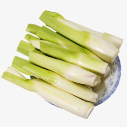 茭白素材实物一盘蔬菜茭白高清图片