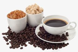黑玛卡片制作焦糖玛其朵咖啡高清图片