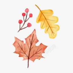 创意秋季枫叶装饰背景叶子渐变枫叶案矢量图高清图片