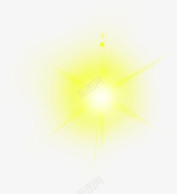 黄色发光光晕透明特效装饰png免抠素材_新图网 https://ixintu.com 光晕 发光 特效 装饰 透明 黄色