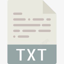 ODT文件格式txt图标高清图片