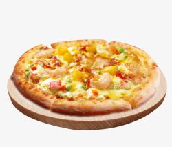 西餐加盟店素材新口味混合口味披萨高清图片