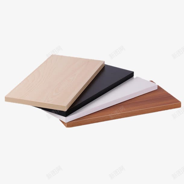 四种颜色桌面板png免抠素材_新图网 https://ixintu.com png图片素材 免费png素材 木材 板材 桌板
