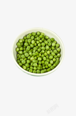 春天绿色一碗豌豆素材