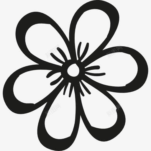 春天的花的花瓣图标png_新图网 https://ixintu.com 春天 自然 花 花朵图案 花瓣