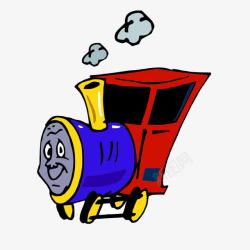 托马斯小火车卡通表情火车托马斯装饰海报高清图片