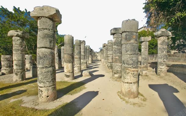 古代玛雅文明建筑psd免抠素材_新图网 https://ixintu.com 名胜古迹 旅游风景 著名建筑