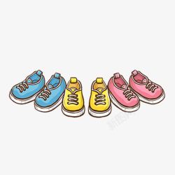 宝宝小鞋子彩色鞋子高清图片