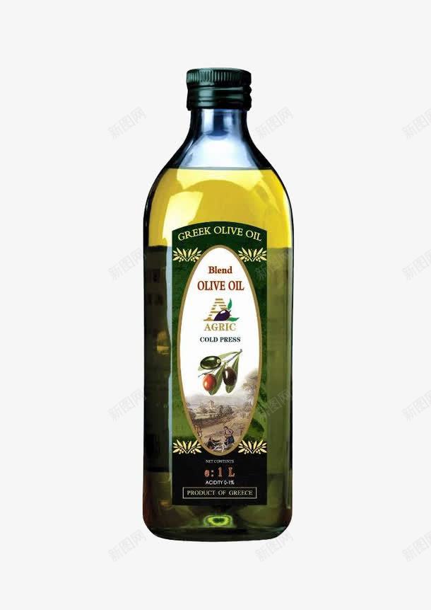 橄榄油瓶装包装png免抠素材_新图网 https://ixintu.com 橄榄油 瓶装 立体质感 绿色