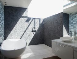 浴室浴缸刷简约风格卫浴高清图片