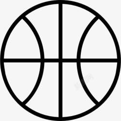 体育队篮球图标高清图片