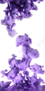 紫色云状油漆背景