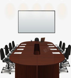 商务风公司会议室素材