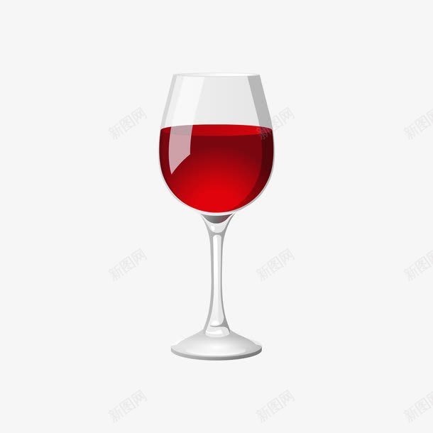 一杯红酒png免抠素材_新图网 https://ixintu.com 亮色 玻璃杯 红色 红酒 红酒杯